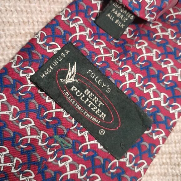 NWT Foley's Bert Pulitzer Collector's Edition Silk Tie  All Ties 3/$40 - Picture 2 of 3